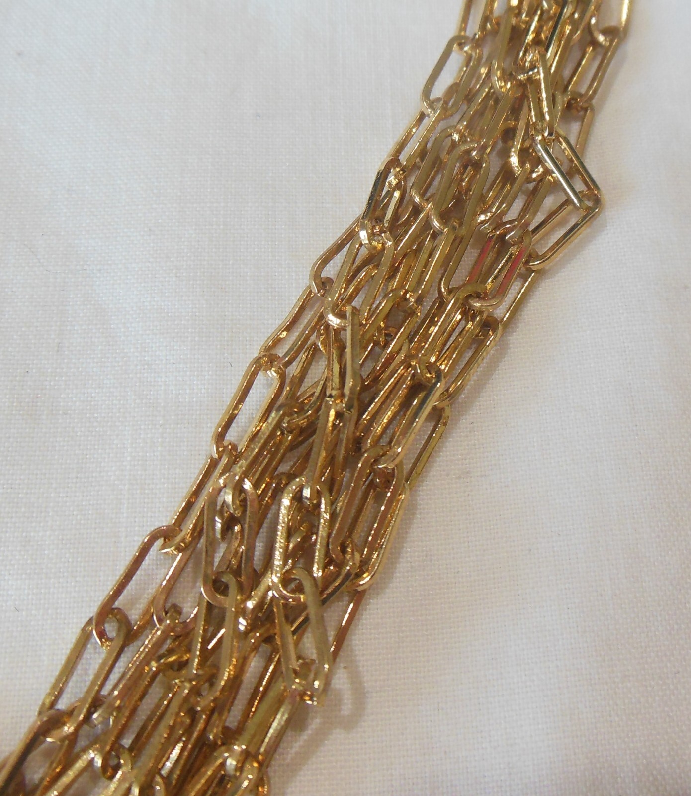 Francesca Visconti Gold-tone Rectangular Cable Ch… - image 5