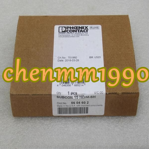 専用です。 1PC NEW PHCENIX CONTACT connector SUBCON 15 HD/M-SH 5604602