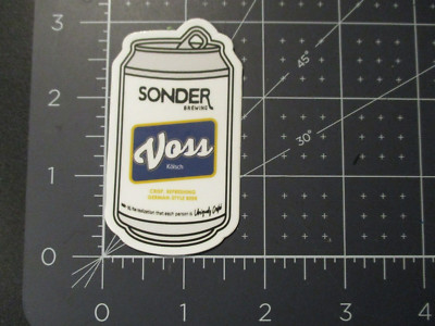 SONDER BREWING Ohio you betcha Voss STICKER decal craft beer brewery