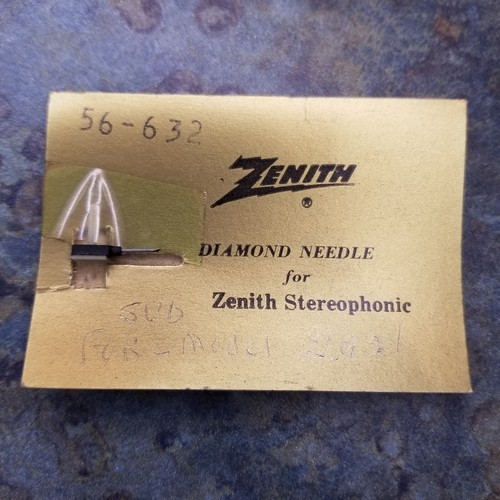 Zenith 56632 Phono Needle NOS Diamond Needle For Zenith Stereophonic