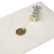 Monogram Metal Wax Seal Stamper - Asst. Initials