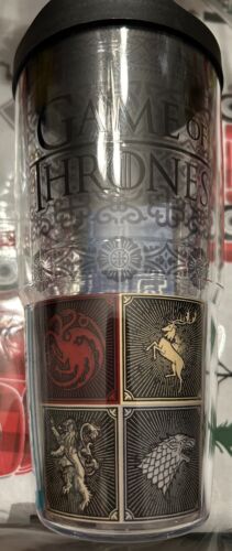 Tervis Game of Thrones House Sigils Insulated Cup With Lid 24 OZ NEW - Imagen 1 de 6