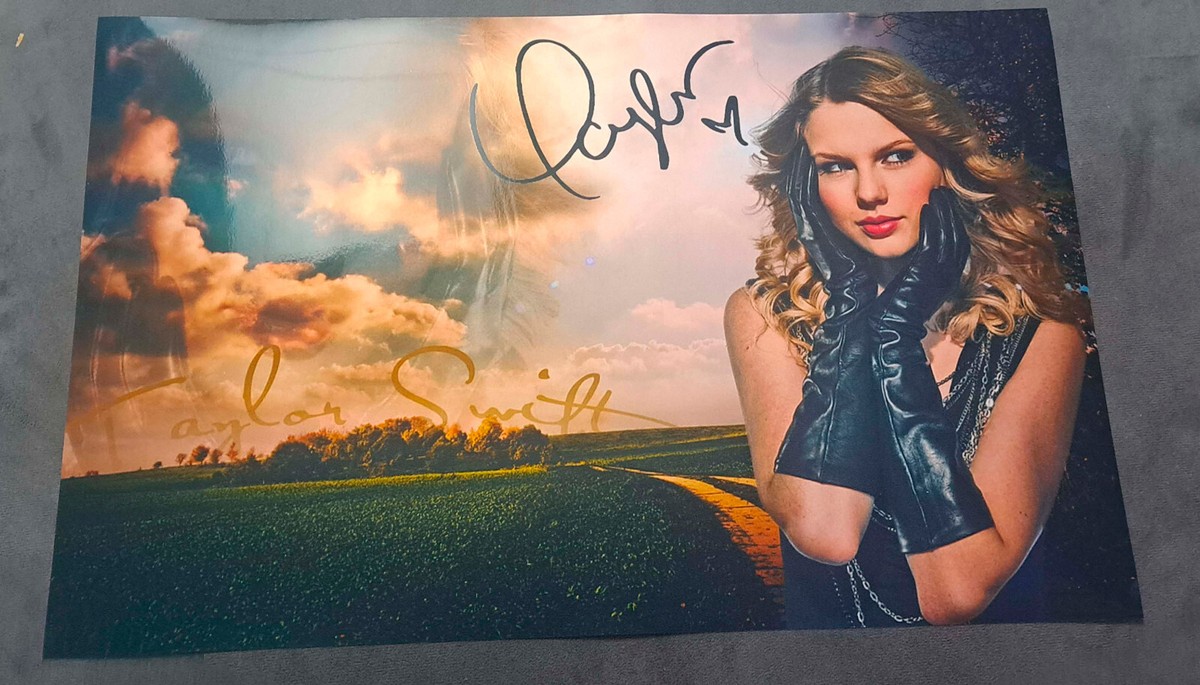 Taylor Swift Autographed Signed Poster Size Print with