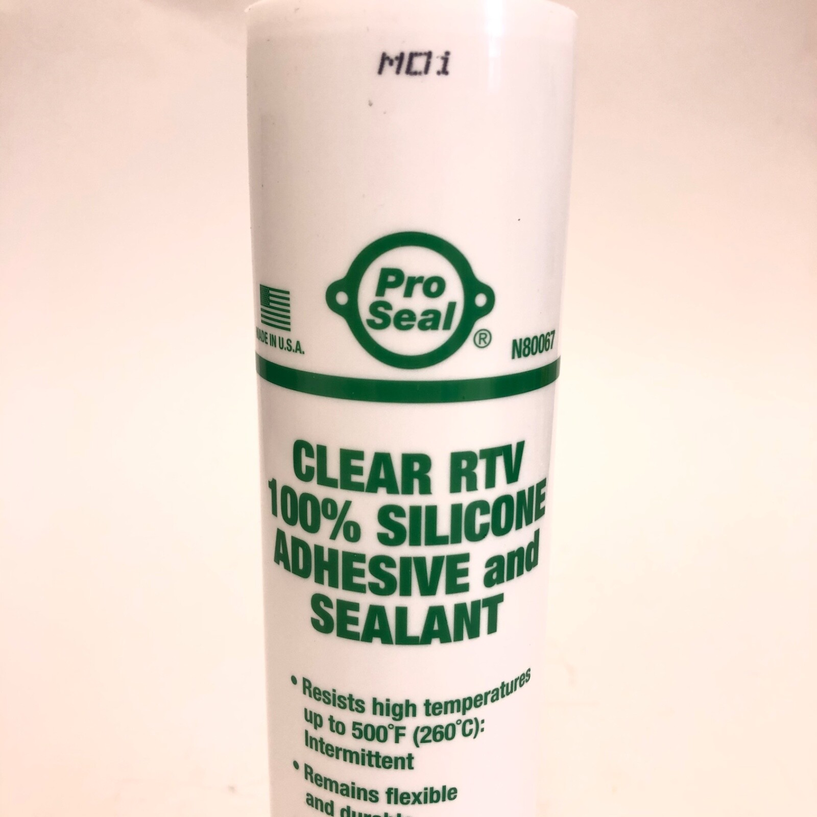 Pro Seal Clear RTV 100 Silicone Adhesive Sealant Windshield Window