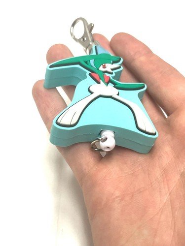 Japan Pokemon Rubber Reel Keychain Bag Charm Gallade Pscyhic Type 2.5" - Picture 7 of 7