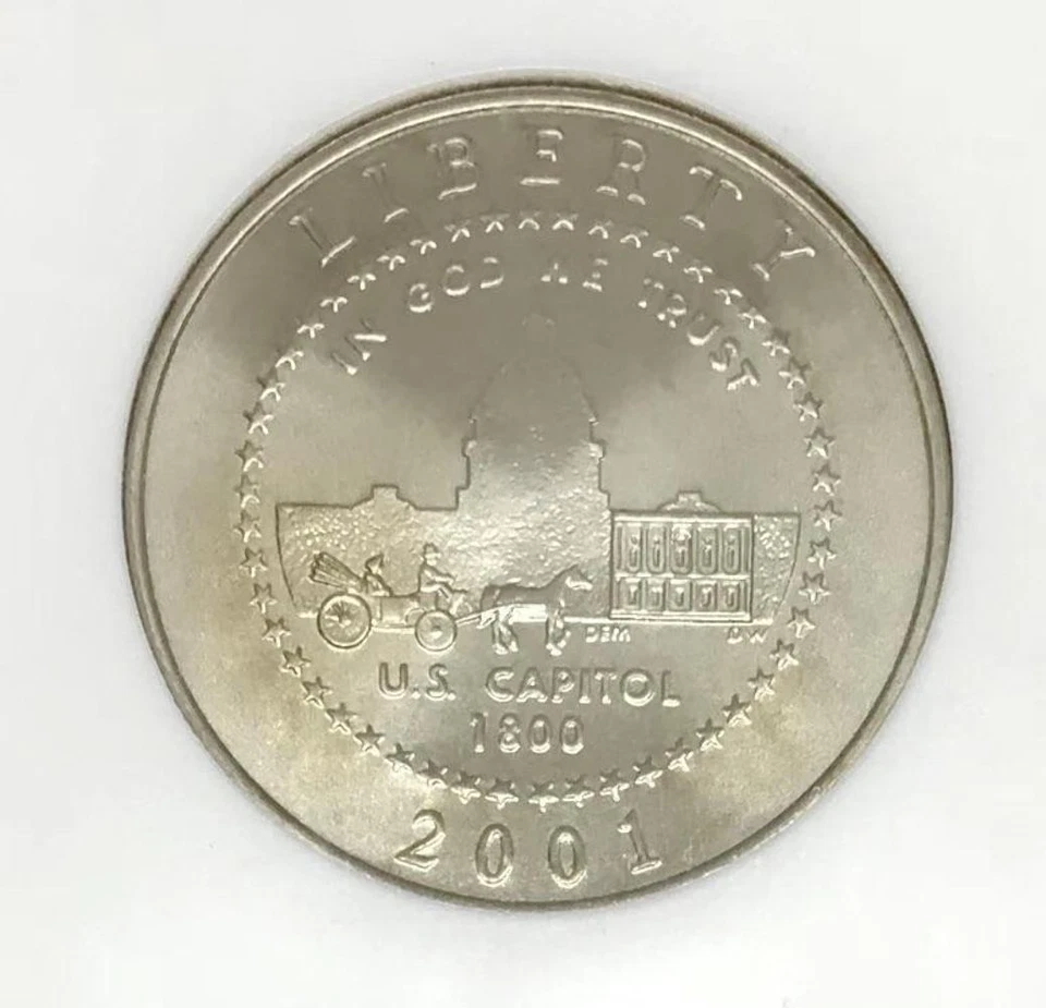 2001 P Capitol Half Dollar NGC & MAC MS70 **Rev. Tye's Coin Stache** #101464 - Image 2 of 4