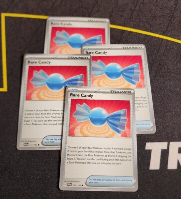 4x Pokemon TCG Rare Candy Scarlet & Violet Base 191/198 PF 089/091 Playset