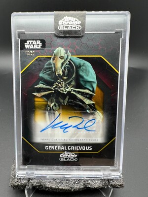 2024 Topps Chrome Black Star Wars Matthew Wood General Grievous