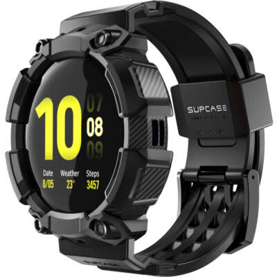Schutzhülle Supcase UB Pro für Galaxy Watch Active 2/1 40mm schwarz