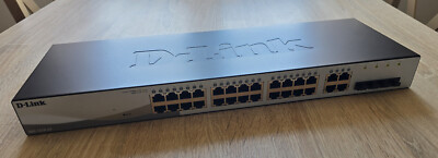 D-Link DGS-1210-24E Switch + Wandhalterung | NEU & OVP