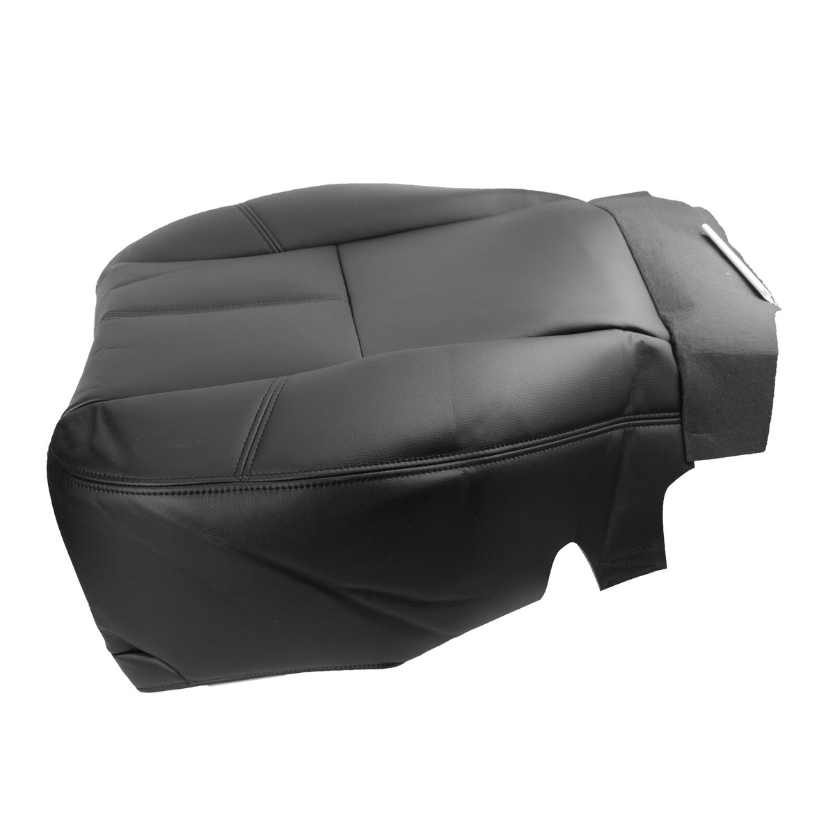 For 2007-14 Chevy Silverado 1500 2500 HD Driver Bottom Leather Seat Cover Black - Foto 4