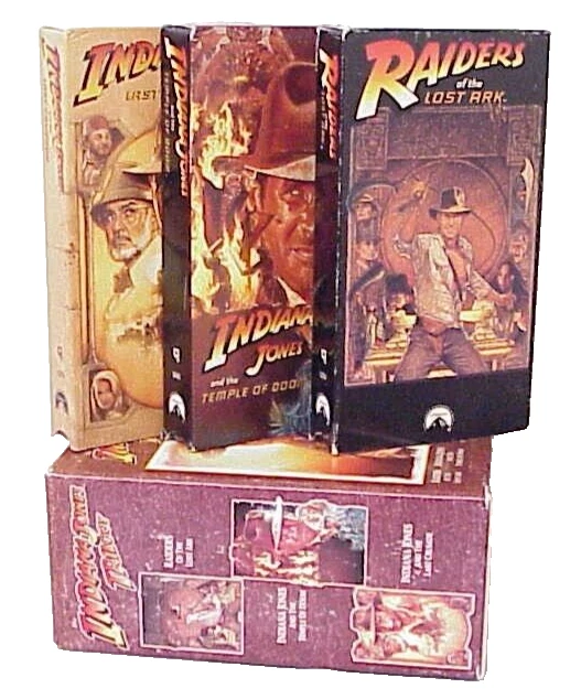 THE INDIANA JONES TRILOGY COLLECTOR'S EDITION BOX VHS VIDEO TAPE MOVIES Foto 3 de 4