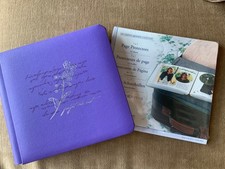 Creative Memories  Forget Me Not   7x7 Album, w/12 pages  Page Protectors New