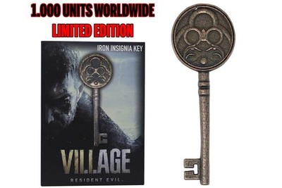 Resident Evil VIII Biohazard Village Limited Edition Key Insigna Key Replica