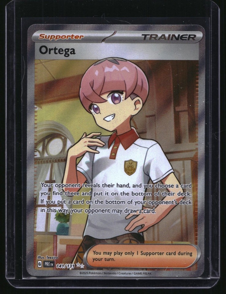 Pokémon Prismatic Evolutions # Ortega Full Art Ultra Rare Pokémon Prismatic Evolutions #141/131 Ortega Full Art Ultra Rare