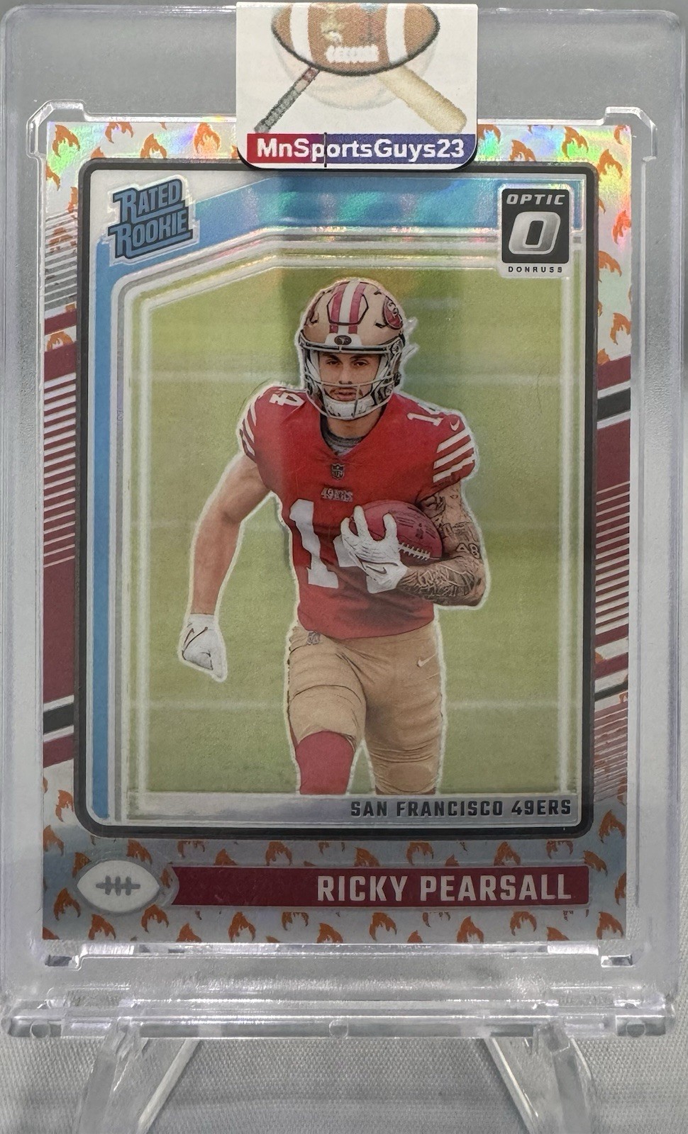 2024 Donruss Optic Fire Emoji Ricky Pearsall Rookie San Francisco 49ers #284 SSP