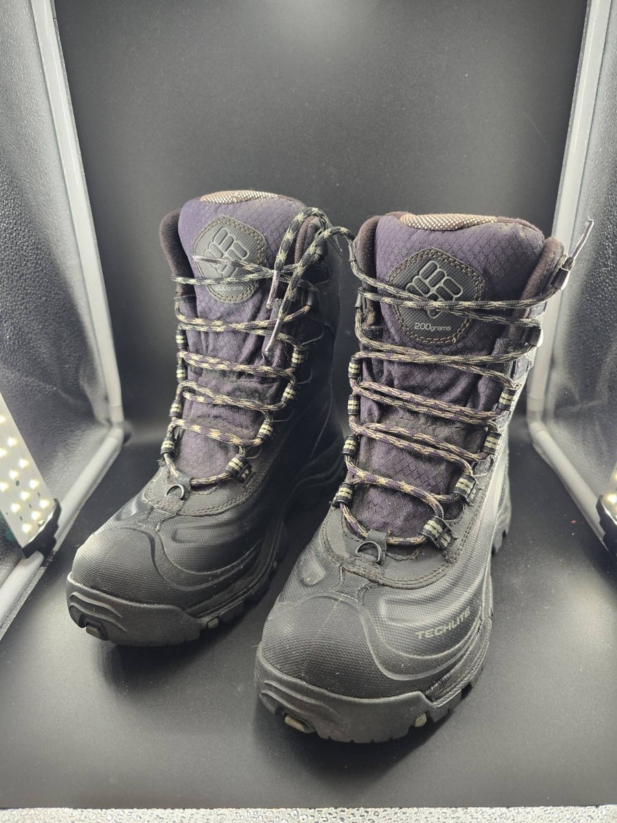 Columbia Omni Heat Techlite Boots Mens 9 Black Waterproof s-l400.jpg main image 3