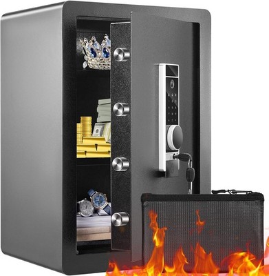 VEVOR Safe Tresor 2,2 Kubikfuß, Möbeltresor mit Feuerfester Geldtasche, Passwort