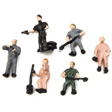 27X Scale 1 : 87 Model Railway Painted Train Street Figures Worker People Gauge