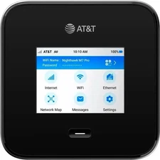NETGEAR Nighthawk MR7400 M7 Pro WIFI 7 AT&T 5G Mobile Hotspot Router Black AT&T
