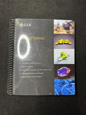 GIA Colored Stones Book 5 2018 Gemology Textbook Topaz Beryl Tourmaline Study