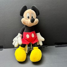 Authentic Original Official Disney Parks Mickey Mouse 6" Plush Beanie Doll