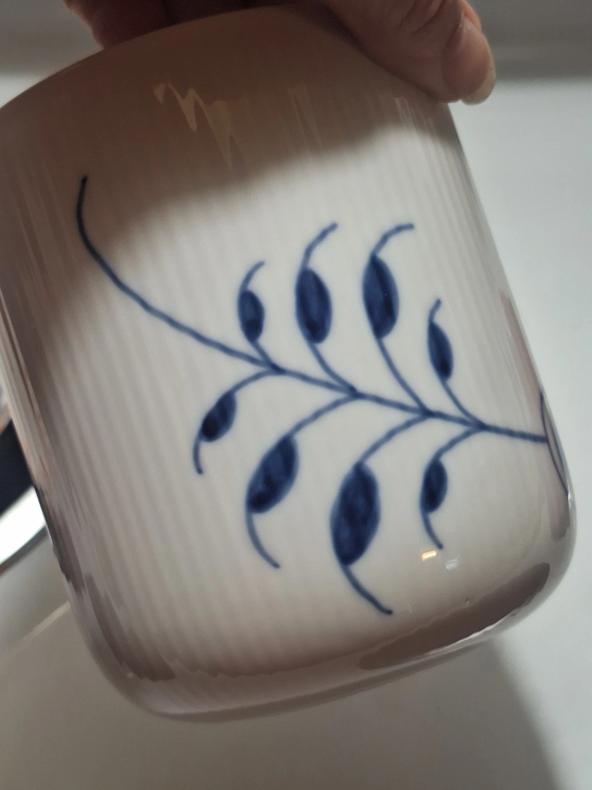 Royal Copenhagen Mega Blue Fluted Storage Jar - Thumbnail 4