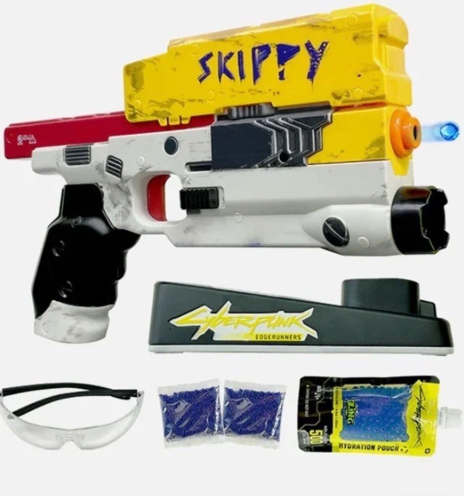 Cyberpunk 2077 AI Skippy Gel Blaster Deluxe Edition | Arasaka HJKE-11 Yukimura