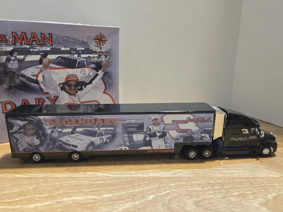 2002 #3 Dale Earnhardt GM Goodwrench "Forever The Man" Souvenir Rig Hauler - Image 3 of 4