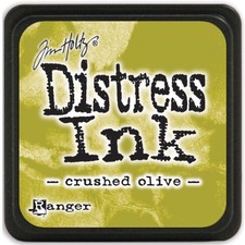 Ranger DMINI-39914 Distress Mini Ink Pad-Crushed Olive