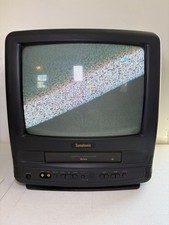 Symphonic SC3813 13 CRT TV VHS Combo 1998