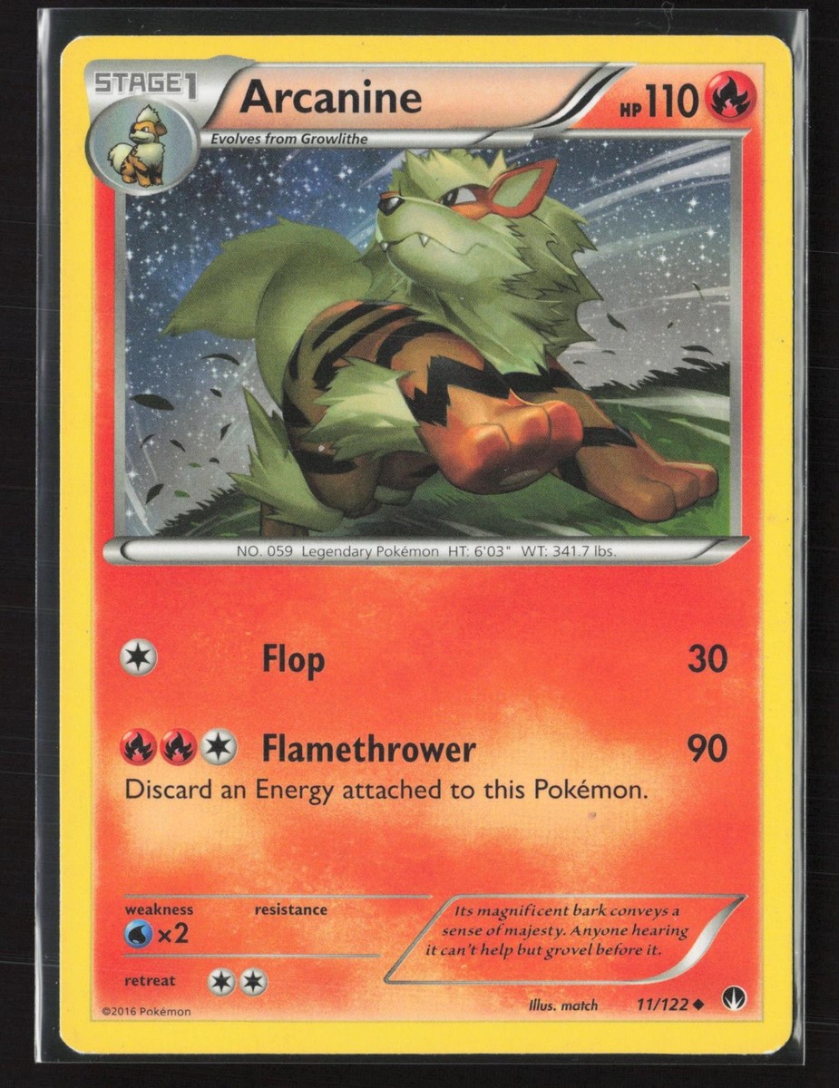 【Arcanine】ウエストフレテレンBLOND Arcanine 11/122 Uncommon BREAKpoint Pokemon Moderately Played | eBay