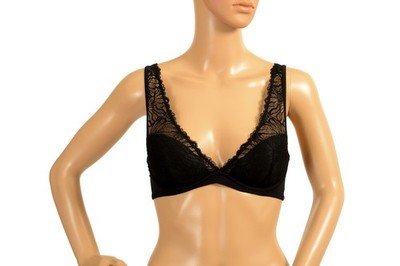 Hugo Boss Women's ''UNDERWIRE BRA BIANCA'' Lace Padded Balconette Bra US 32B IT 1B