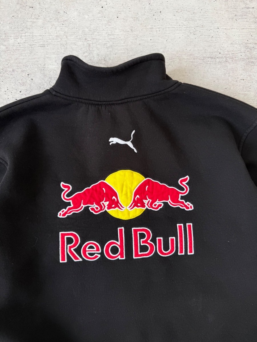 Red Bull Racing F1 Aston Martin Team Zip Hoodie Jacket Black Men's