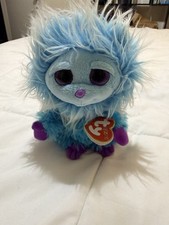 Ty Frizzys- Mops the Creature, Medium, Glitter Eyes, Stuffed Animal Toy