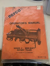 BEFCO SERIES 2 SIDE-SHIFT ROTARY TILLER OPERATORS MANUALTRACTOR 50 HP