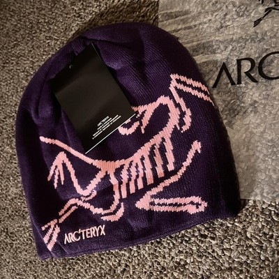 Arc'teryx Bird Head Toque Beanie Purple Wool Winter Hat 2025