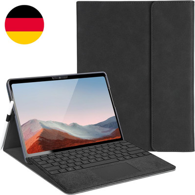 Hülle Für Microsoft Surface Go 4/3/2/1 25,4 Cm (10 Zoll), Mehrere Winkel, Stylus