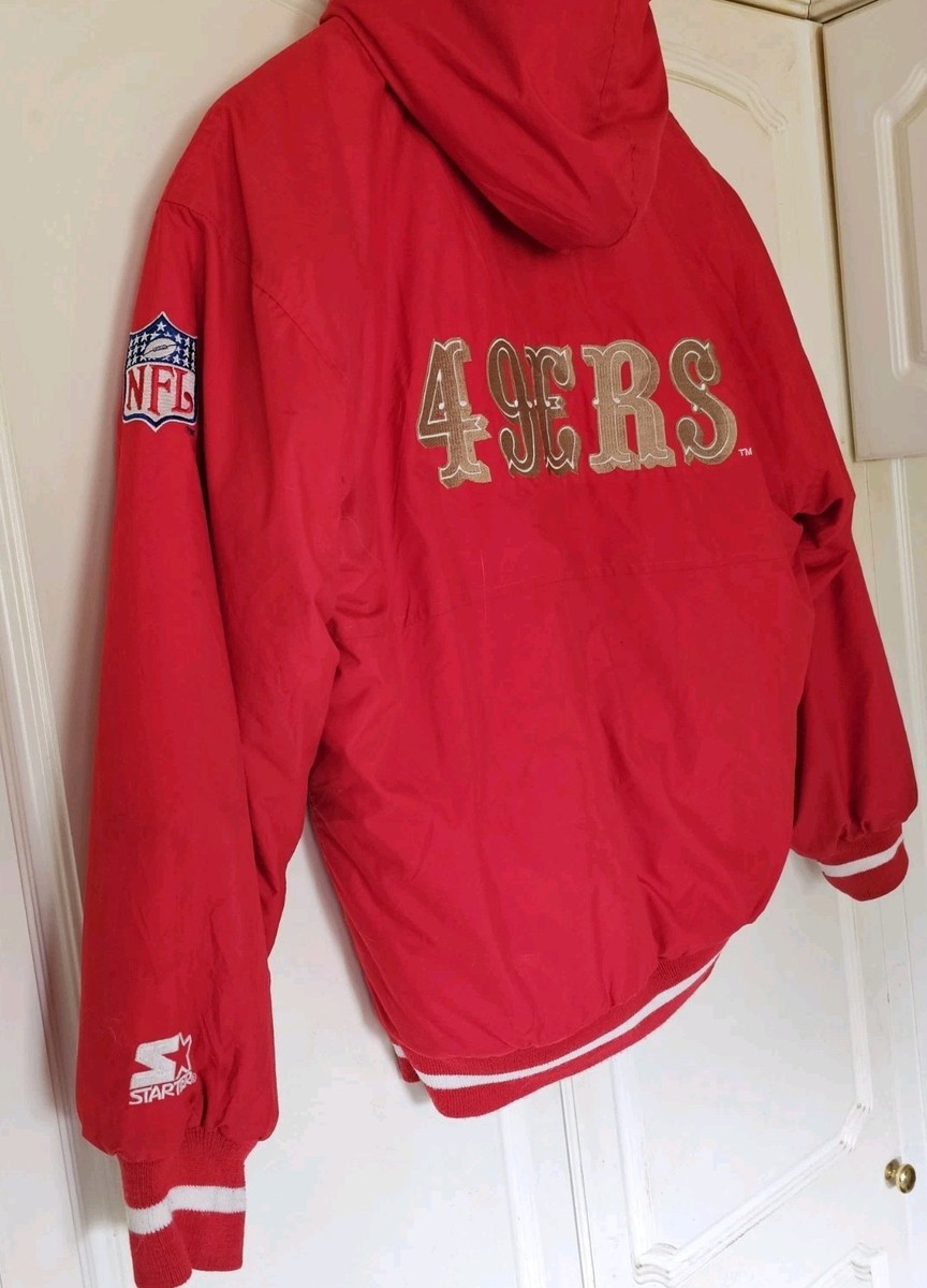 Vintage San Francisco 49ers Jacket Puffer NFL Starter 1970's Hong
