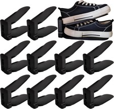 Shoe Slots Organizer, Shoe Stackers Space Saver, Adjustable Double Layer Stack S