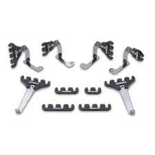 Moroso Spark Plug Wire Holder 72133; 7-9mm Valve Cover Mount Black for SBF