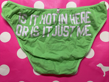 2011 Vintage Victoria  s Secret PINK Collection Extra Low Rise Bikini Panty M Hot
