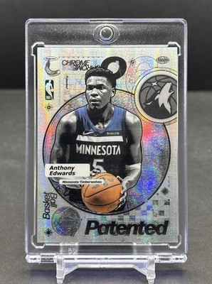 2025-26 TOPPS CHROME #PD-15 Anthony Edwards Timberwolves Patented Case Hit SSP