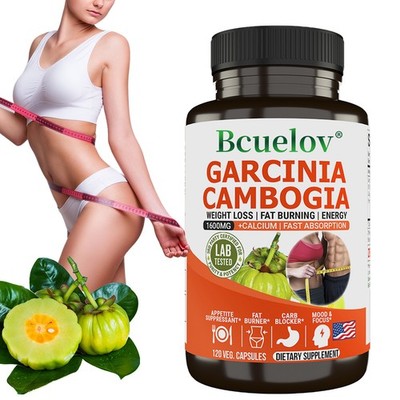 Garcinia Cambogia Capsule Promote Fat Burning Metabolism Improve Mood 120 Pills