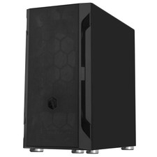 Silverstone Technology Fah1Mb Solid Side Panel Black Mid-Tower Micro-Atx Case
