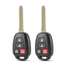 G chip 2PCS Remote Key Fob Replacement for 2012 2013 2014 Toyota Camry Keyles...