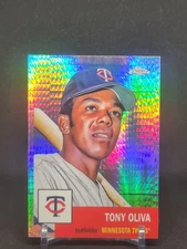 2022 Topps Chrome Platinum Anniversary - #241 Tony Oliva Prism Refractor Twins