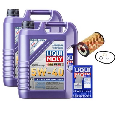 KAMOKA Ölfilter Liqui Moly 5W-40 10L für Hyundai Genesis Coupe Sonata