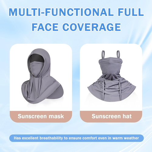 3 Pack Summer Balaclava Sun UV Protection Hood Breathable Full Head Mask Face Co - Picture 2 of 7