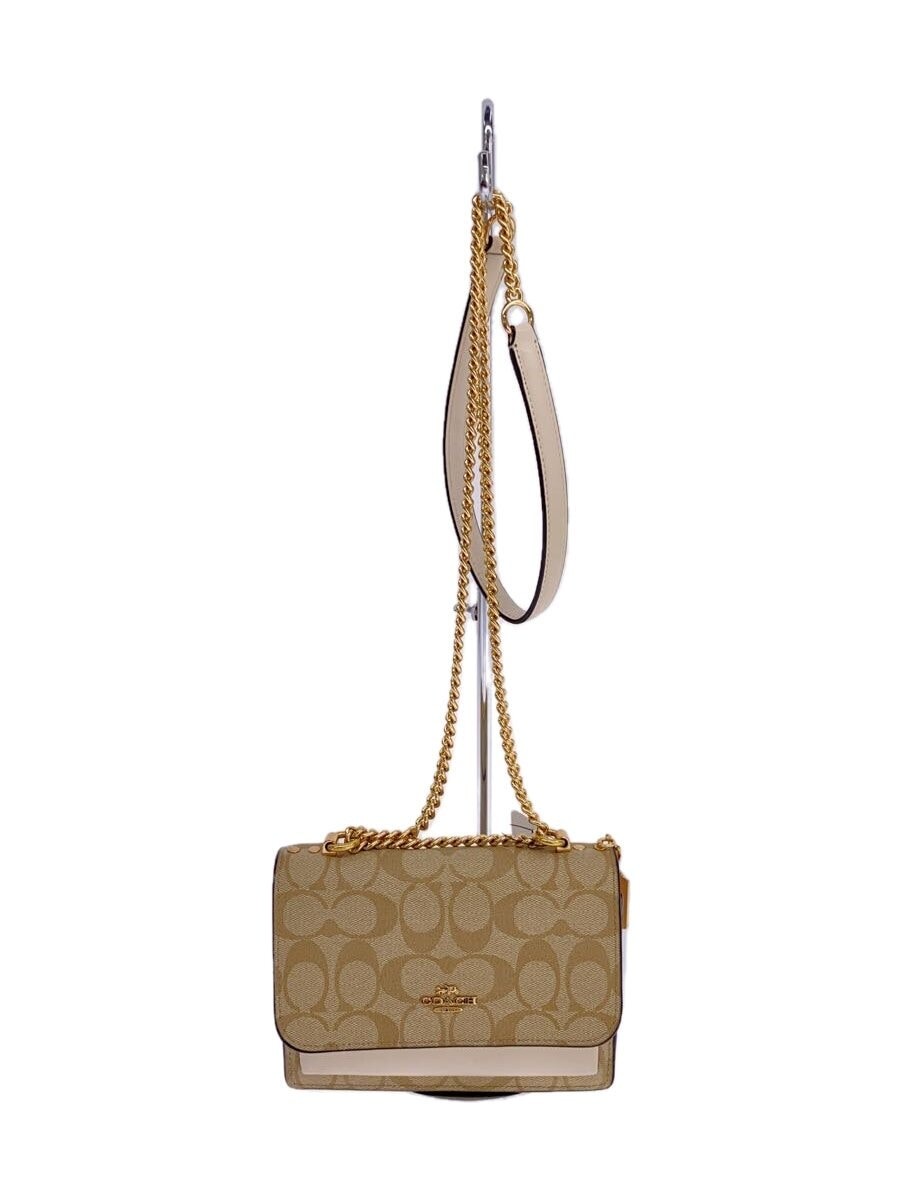 COACH Mini Klare Crossbody Bag in Signature Canvas C9946 Beige White Pre-Owned